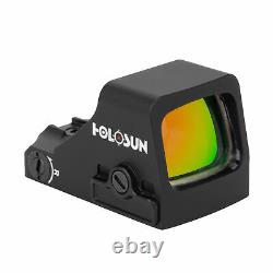 Holosun HS407K-X2 Open Reflex 6 MOA Red Dot Sight + Extra Batteries, Lens Kit