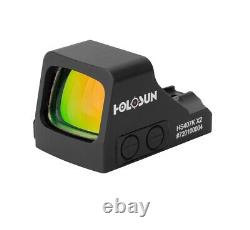 Holosun HS407K X2 Pistol Open Reflex Sight Red Dot Reticle 6 MOA Dot