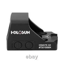 Holosun HS407K X2 Red Dot Handgun Open Reflex Sight 6MOA P365XL P365X FAST SHIP