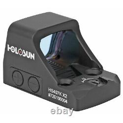 Holosun HS407K-X2 Red Dot Reflex Sight Pistol 6 MOA DOT fits RMSc Footprint