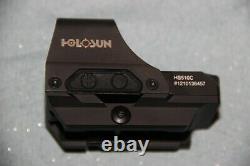 Holosun HS510C 2MOA red circle-dot solar sight with Dream Plastics rubber cover