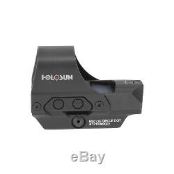 Holosun HS510C MOA Open Reflex Circle Red Dot Sight + Lithium 3V Battery