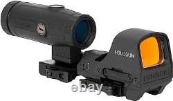Holosun Red Circle Dot Reflex Sight Combo with HM3X Magnifier HS510C+HM3X