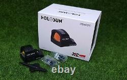 Holosun Reflex 2.0 MOA Red Dot Sight Solar Power, Black HS407C-X2