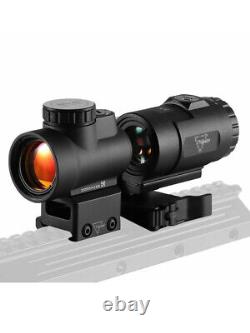 MRO HD Red Dot Sight + 3x Magnifier Tactical 2 MOA 1x25 Rifle Scope
