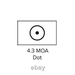 Meprolight M21 Day/Night Self-Illuminated Reflex Sight, 4.3 MOA Dot Reticle