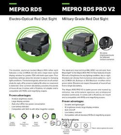 Meprolight Mepro RDS Electro-Optical 2 MOA Red Dot Sight 56860004