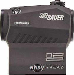 NEW Sig Sauer Romeo5 (Compact 2 MOA Red Dot Sight + Reticle) with Mounts SOR52010