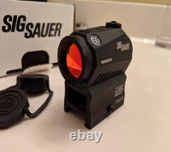 NEW Sig Sauer Romeo5 (Compact 2 MOA Red Dot Sight + Reticle) with Mounts SOR52010
