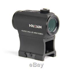 New Holosun Micro Red Dot Sight 2 MOA Dot With 1/3 Co-Witness Mount HS403B