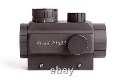 Pilad P1x25 Weaver. Russian Red Dot Scope Collimator Sight. 3 MOA. VOMZ / Shvabe