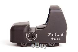 Pilad P1x42 Weaver. Russian Red Dot Scope Collimator Sight. 3 MOA. VOMZ