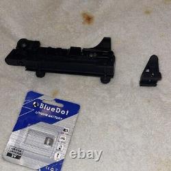 RARE C-MORE BLACK Red Dot CLICK Switch WITH A2/A3 Rear Sight