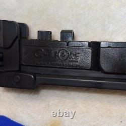 RARE C-MORE BLACK Red Dot CLICK Switch WITH A2/A3 Rear Sight
