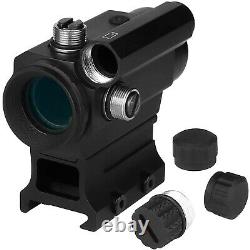 Rifle Red Dot Sight Gun Firearm Reflex Optics Scope Riser Mount 1x20mm 3MOA NEW