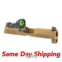 SIG P-320 SLIDE ASSEMBLY 9-MM W-ROMEO-1-PRO 6-MOA Red Dot COYOTE 3.9 Compact