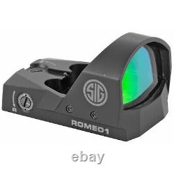 SIG SAUER ROMEO1 1x30mm Red Dot Sight, 6 MOA Reticle, Black, P320 P226 SOR11600