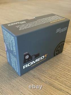 SIG SAUER ROMEO1 1x30mm Red Dot Sight, 6 MOA Reticle, Black, P320 P226 SOR11600