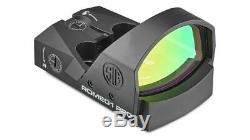 SIG SAUER Romeo1Pro 1x30mm Red Dot Reflex Sight Black 6 MOA Fits Pro Cut M17 M18