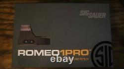 SIG SAUER Romeo1 Pro 1x30mm Red Dot Reflex Sight Black 3MOA Red Dot