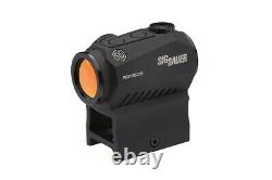 SIG SAUER Romeo5 1x20mm 2.0 MOA Red Dot Sight with Low & Cowitness Mount SOR52001