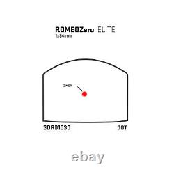 SIG SAUER Romeozero Elite Reflex Sight, 3 Moa Red Dot, Black (Sor01030)