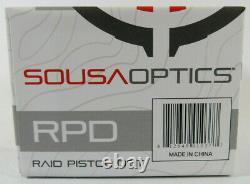 SOUSA R. A. I. D. Compact Pistol Red Dot 3.0 MOA with Low Mount RMR Footprint (RPD)