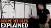Scope Reticles Explained With Former Uscg Precision Marksmanship Instructor Billy Leahy