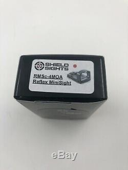 Shield RMSc 4 MOA Mini Reflex Sight Compact red dot (new)