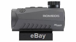 Sig Optics Romeo5 Closed Red Dot Sight Rail Mount 1x20 2 MOA Reticle SOR52001