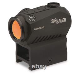 Sig Romeo 5 1x20mm 2 MOA Red Dot Sight with Low and High Mounts SOR52001