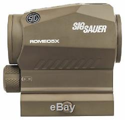 Sig Sauer OPMOD Romeo5 X 1x20mm Compact Red Dot Sight, 2 MOA Dot SOR52111