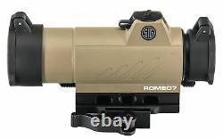 Sig Sauer OPMOD Romeo7 Full Size Red Dot Sight, 1x30mm, 2 MOA Red SOR71021-KIT1