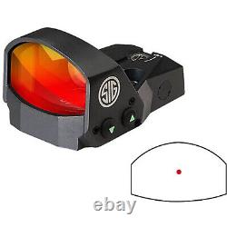 Sig Sauer ROMEO1 1X30mm Reflex Red Dot Sight, 6 MOA Red Dot Reticle Black