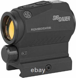 Sig Sauer ROMEO5 XDR 1X20MM 2 MOA Red Dot Sight with Leather Patch Hat Bundle