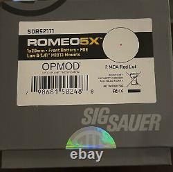 Sig Sauer ROMEO5 X Red Dot Sight 1x20mm 2 MOA OPMOD FDE