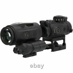 Sig Sauer ROMEO-MSR Red Dot Sight, 2 MOA Red Dot with JULIET3-MICRO 3X Magnifier