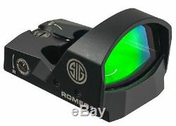 Sig Sauer Romeo1 Reflex Sight, 1x30mm, 6 MOA Red Dot, 1.0 MOA SOR11600