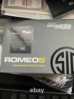 Sig Sauer Romeo5 1x20 Compact Red Dot 2moa Sor52001