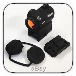 Sig Sauer Romeo5 1x20mm 2 MOA Red Dot Sight with Mounts SOR52001