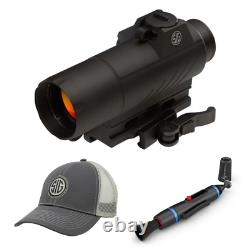 Sig Sauer Romeo7 1X30mm 2 MOA Red Dot Sight w Mark Woven Hat & Cleaning Pen