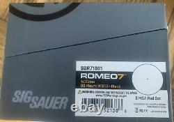 Sig Sauer Romeo 7 Red Dot Sight 1x30mm, SOR71001, 2 MOA Rail Scope