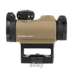 Sig Sauer Romeo-MSR 1x20mm 2MOA Compact Red Dot Sight FDE SOR72011 withRiser New