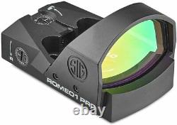 Sig Sauer SOR1P101 Romeo1Pro 1x30mm 6 MOA Red Dot Sight, Black