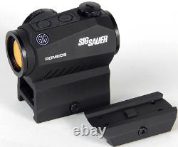 Sig Sauer SOR52001 Romeo5 1x20mm Compact 2 Moa Red Dot Sight, Black