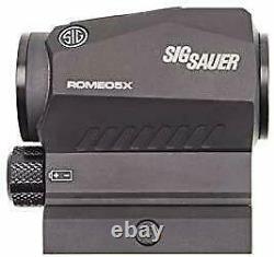 Sig Sauer SOR52101 Romeo5 2MOA Compact Red Dot Sight 1x20mm with Picatinny Mount