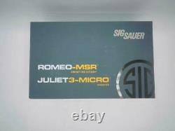 Sig Sauer SORJ72001 Romeo-MSR Red Dot Sight & Juliet3-Micro Magnifier Combo Kit