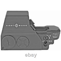 Sightmark Ultra Shot M-spec FMS Reflex Sight w- 2 Extra CR123 Case 2 MOA Red Dot