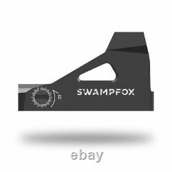 SwampFox Optics Justice 1x27 3 MOA RED MICRO REFLEX WCover RMR PATTERN CUT Slide