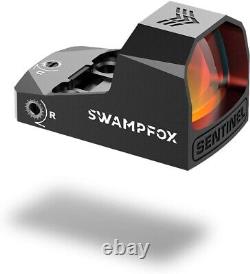 Swampfox Sentinel Micro Reflex, Auto Brightness, Red Dot Shake n Wake 3 MOA dot